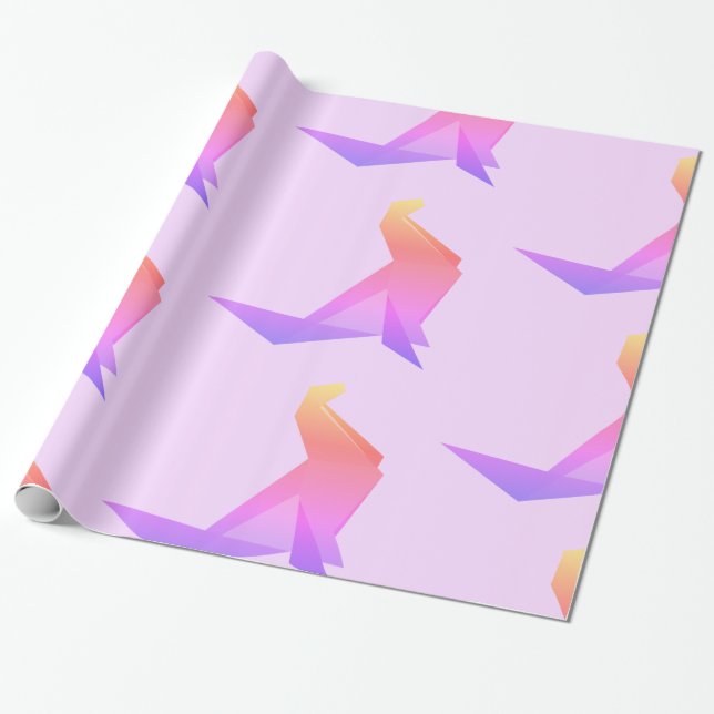 Seal Party Gift Wrapping Paper (Unrolled)