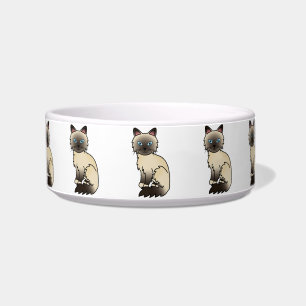 Seal Point Birman / Ragdoll Cat Bowl