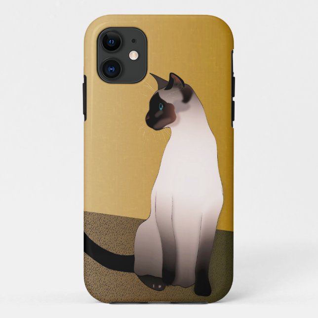 Seal Point Siamese Cat Case-Mate iPhone Case (Back)