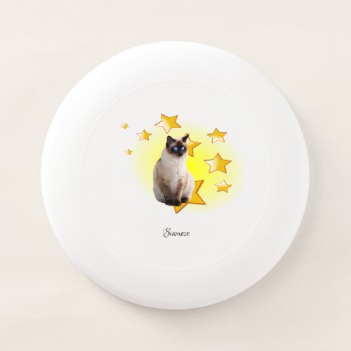 Seal Point Siamese Cat is a Star   Wham_O Frisbee