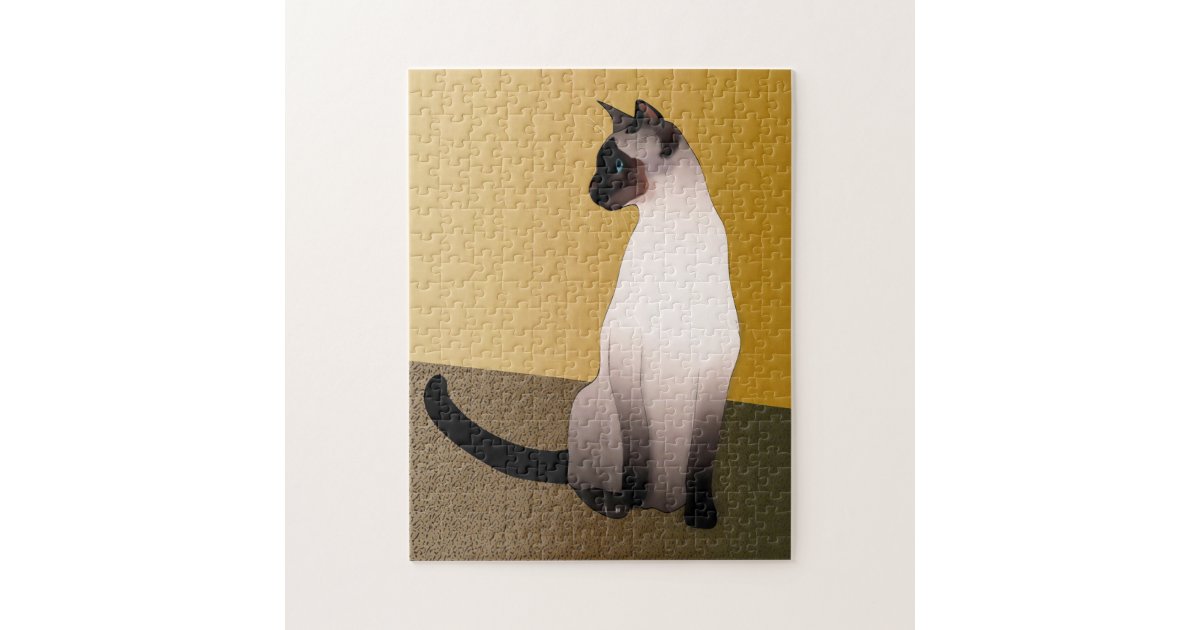 siamese cat jigsaw puzzle