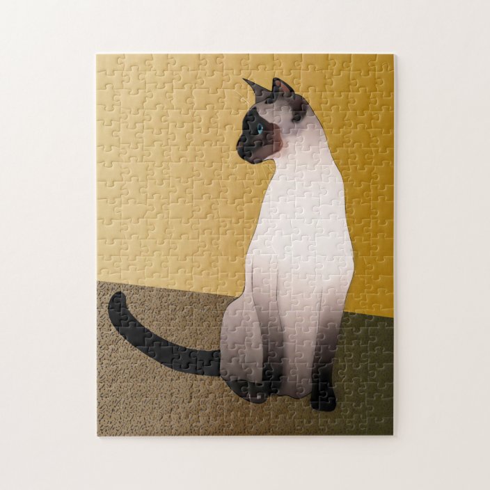 siamese cat jigsaw puzzle