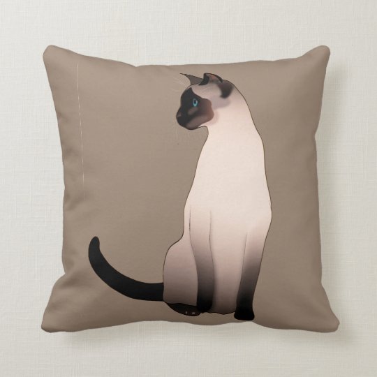 siamese cat pillow