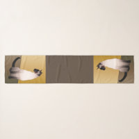 Seal Point Siamese Cat Scarf