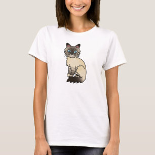 Seal Point Tabby Birman / Ragdoll Cat T-Shirt