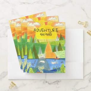 Seal River Kayak Sunrise Adventure Awaits Pocket Folder