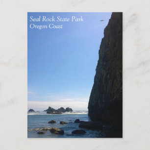 Seal Rock State Park, OR Postcard