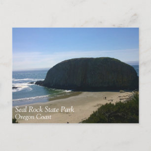 Seal Rock State Park, OR Postcard