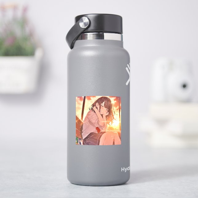 Seal Seal|Yuhi JK Sushi Musume GenerativeAI Sticker (HydroFlask)