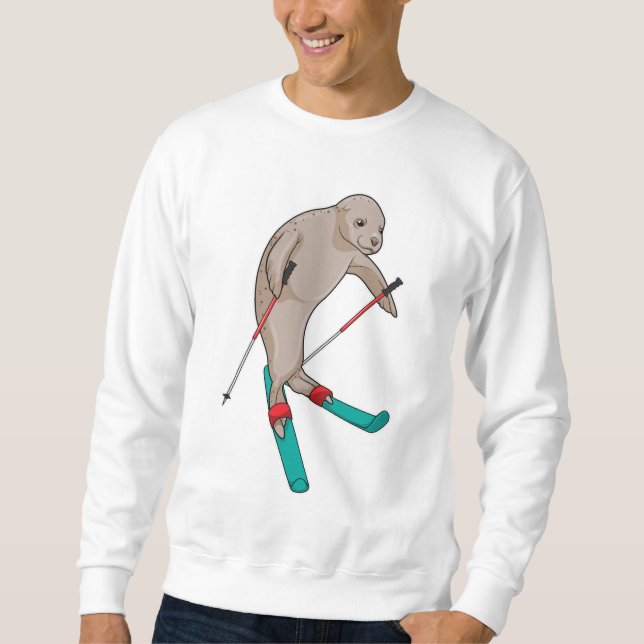 Seal Skier Ski Sweatshirt (Front)