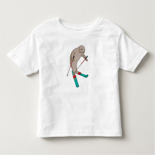 Seal Skier Ski Toddler T-shirt
