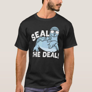 Seal The Deal Seal Whisperer Animal Marine Biologi T-Shirt