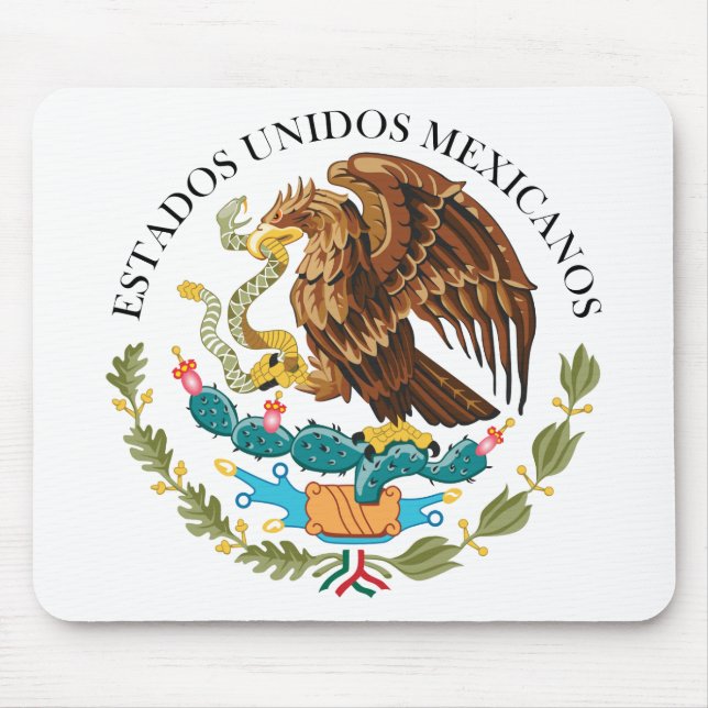 Seal the Government Mexico, Mexico Mouse Pad (Front)
