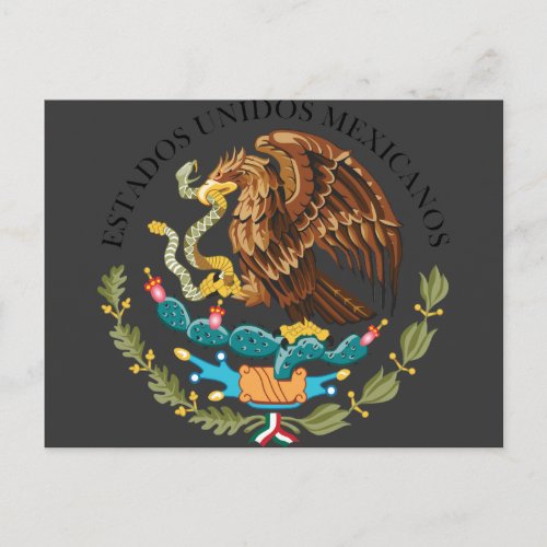 Seal the Government Mexico Mexico Postcard