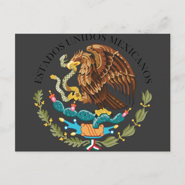 Seal the Government Mexico, Mexico Postcard (Front)