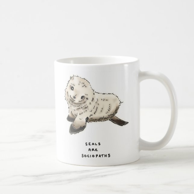 seal trivia coffee mug (Right)