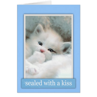 Seal with a Kiss Card