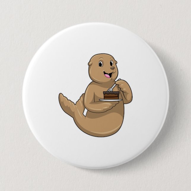 Seal with Cake Button (Front)