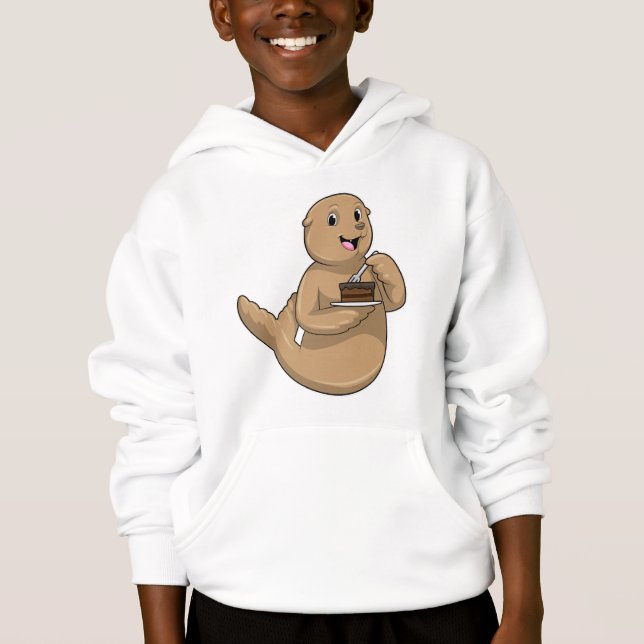 Seal with Cake Hoodie (Front)