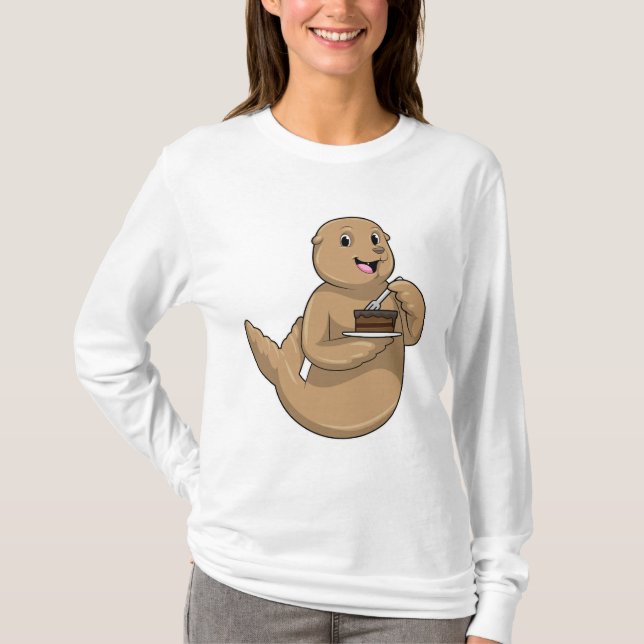 Seal with Cake T-Shirt (Front)
