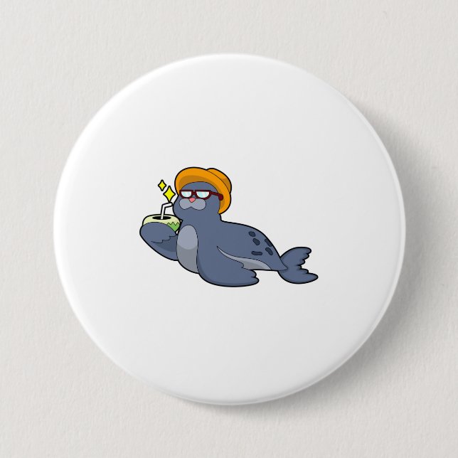 Seal with Coconut Button (Front)