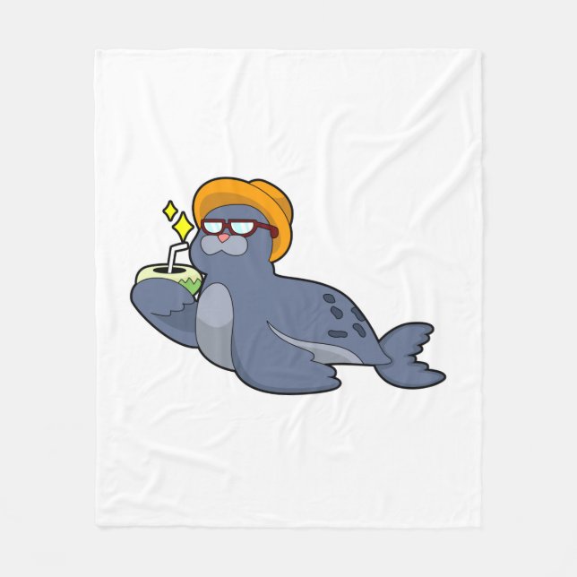 Seal with Coconut Fleece Blanket (Front)