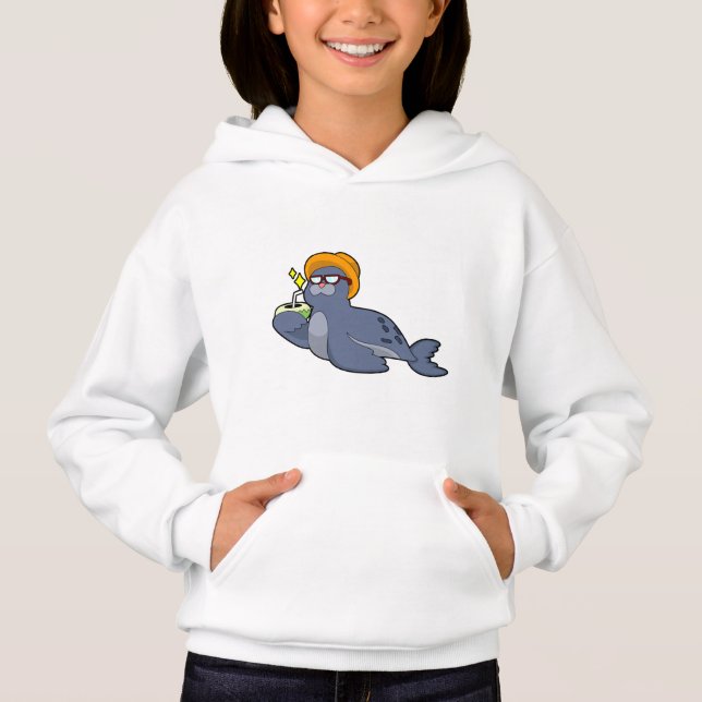 Seal with Coconut Hoodie (Front)