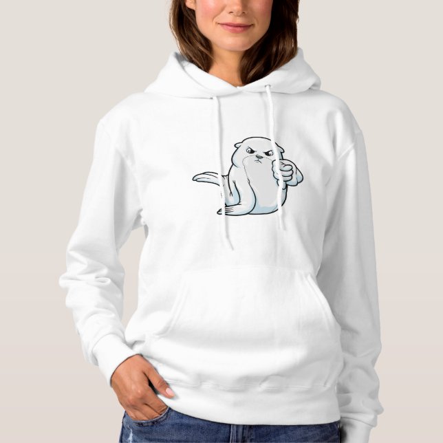 Seal with Disapprove Hoodie (Front)