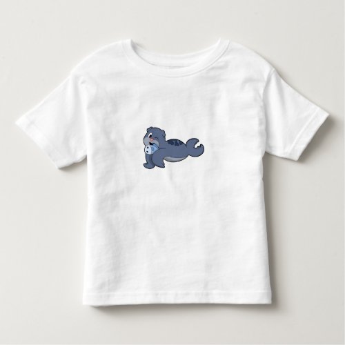 Seal with Fish 3PNG Toddler T_shirt