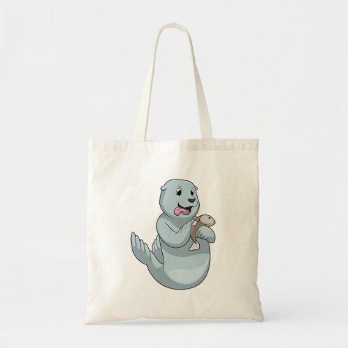 Seal with Fish Tote Bag