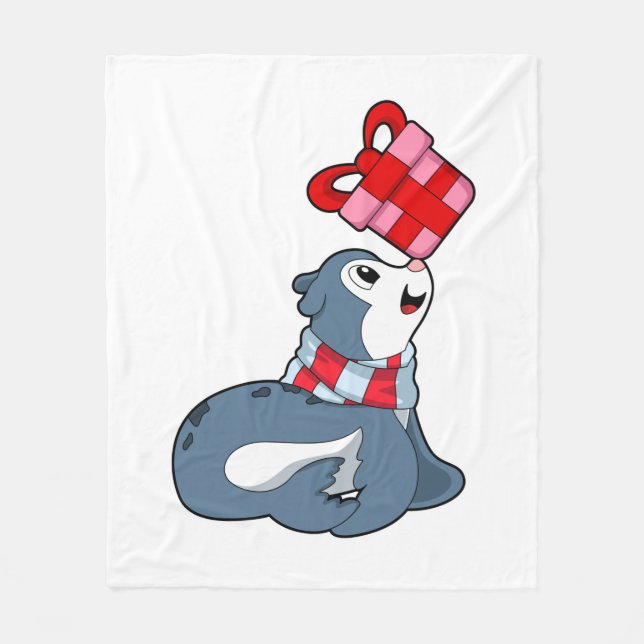 Seal with Gift Fleece Blanket (Front)