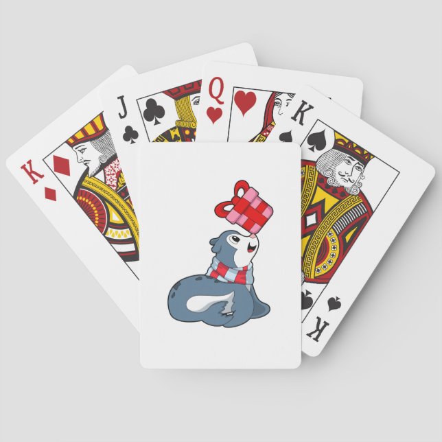 Seal with Gift Poker Cards (Back)