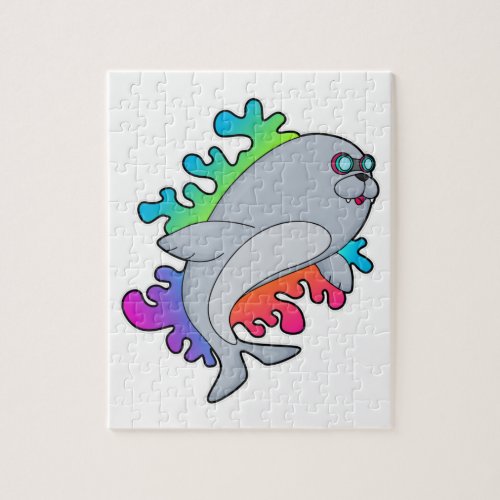 Seal with Glasses Jigsaw Puzzle