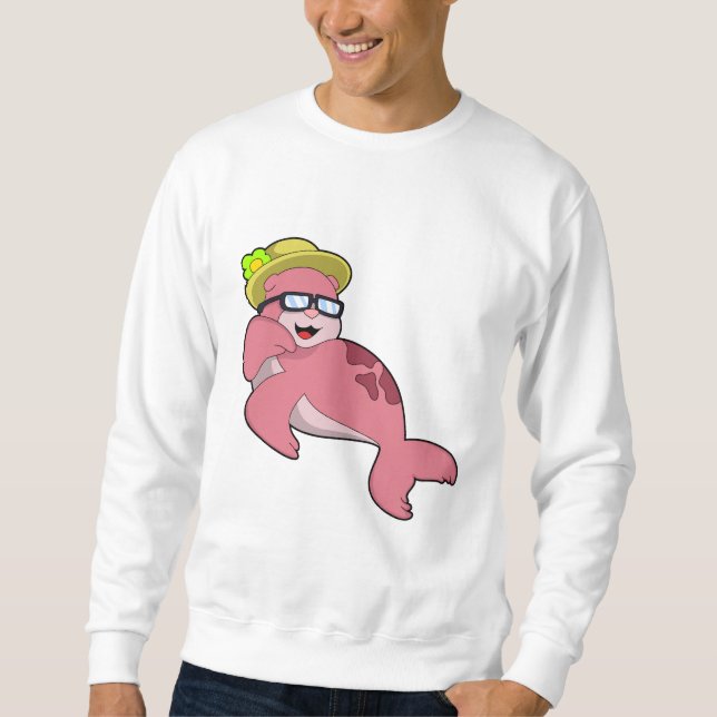 Seal with Glasses.PNG Sweatshirt (Front)