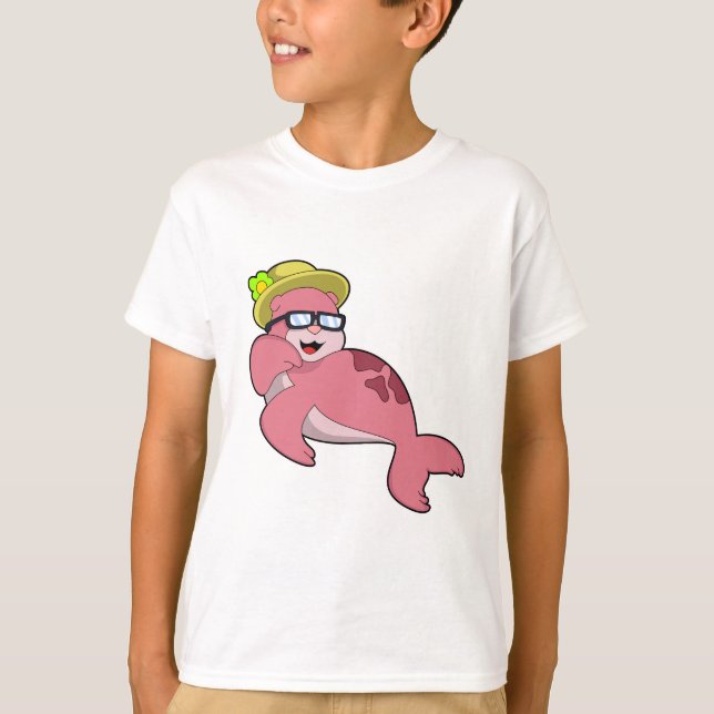 Seal with Glasses.PNG T-Shirt (Front)