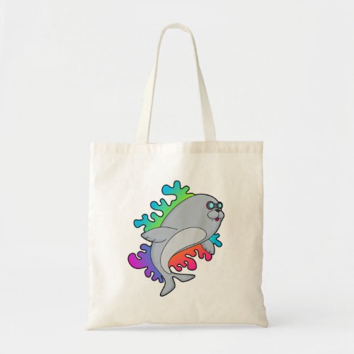 Seal with Glasses Tote Bag