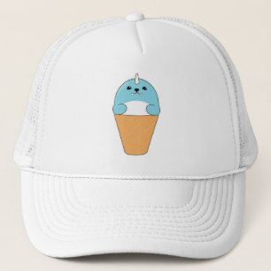 Seal with Ice cream cone Trucker Hat