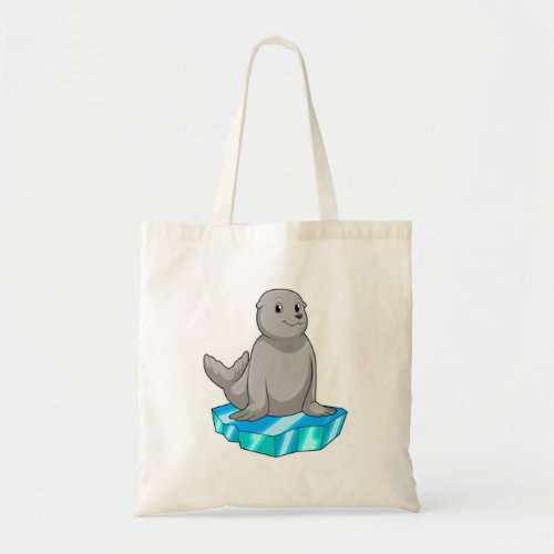 Seal with Ice floe Tote Bag