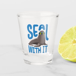 Seal With It Cool Seal with Sunglasses Shot Glass