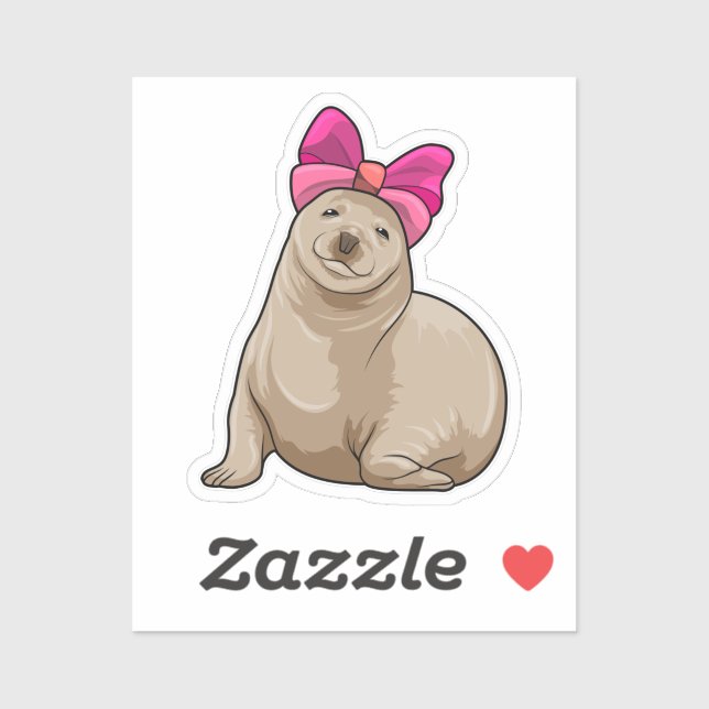 Seal with Ribbon Sticker (Sheet)