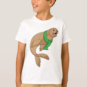 Seal with Scarf T-Shirt
