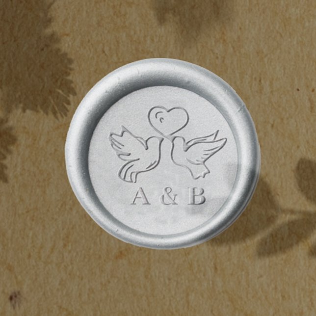 Seal Your Love for Wedding : Enchanting Love Birds Wax Seal Stamp (Creator Uploaded)