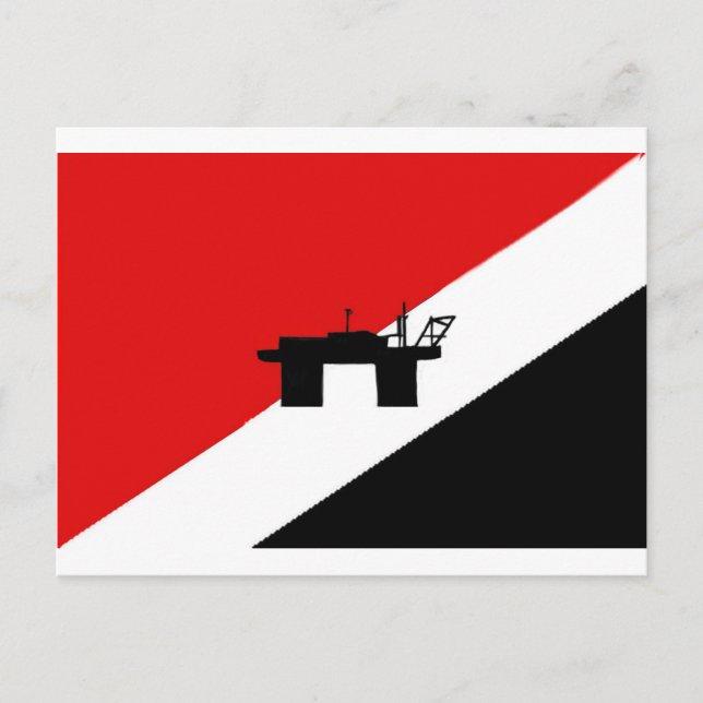 Sealand flag postcard (Front)
