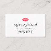 Sealed With a Kiss | Beauty Business Referral (Front)
