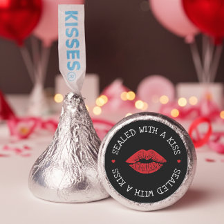 Sealed with a Kiss Black & Red Lip Valentine's Day Hershey®'s Kisses®