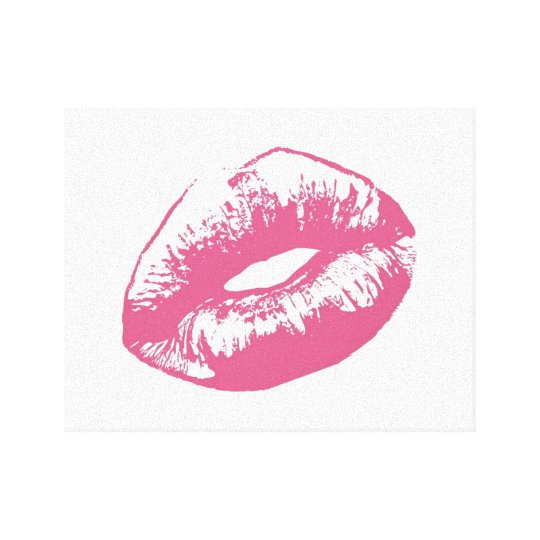 Sealed with a Kiss Canvas Print | Zazzle.com