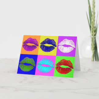 Sealed with a kiss card