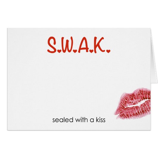 Sealed with a Kiss Cards (Front Horizontal)