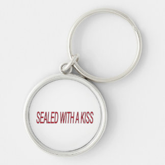 sealed with a kiss love quotes valentine's day keychain