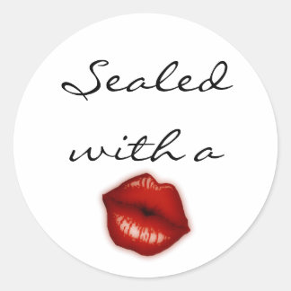 Sealed with a kiss stickers